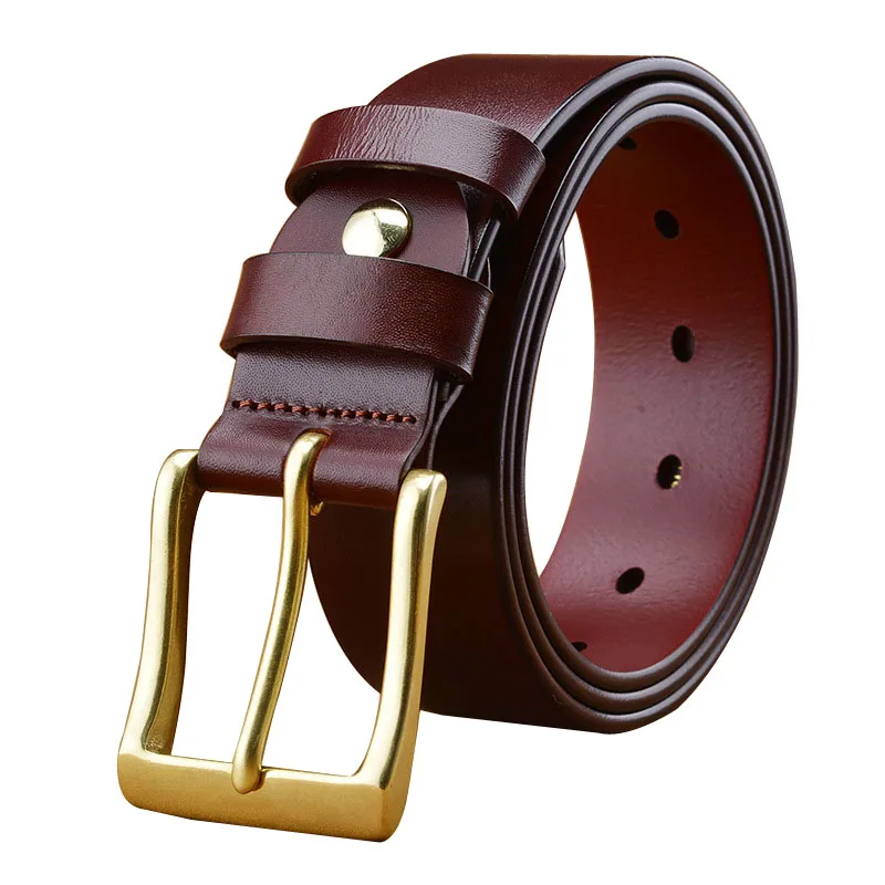 Mens Leather Belt,Removable Buckle 