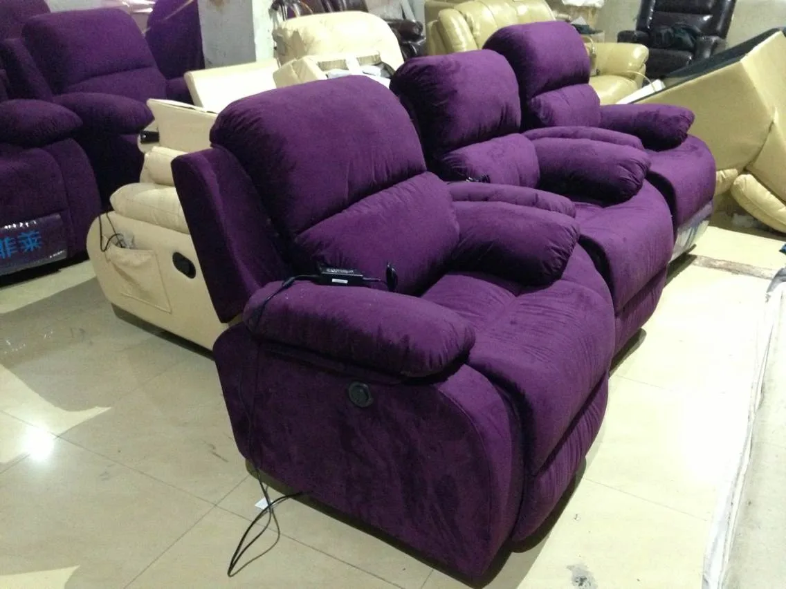 purple recliner for adults