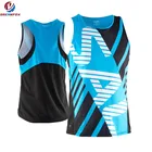 breathable custom cheap sublimated wholesale running singlet designs tank top sports mens gym singlet design