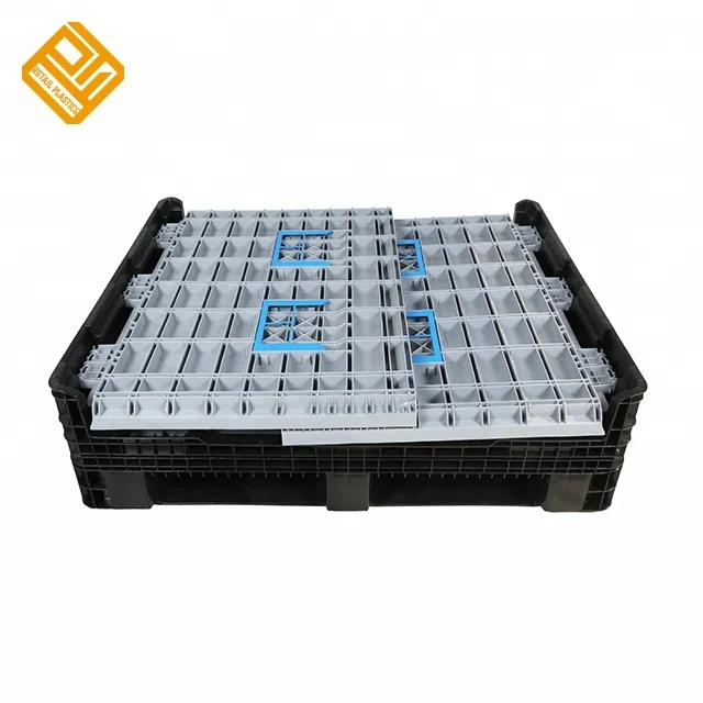 Large Bulk Collapsible Pallet Container Folding Plastic Pallet Box