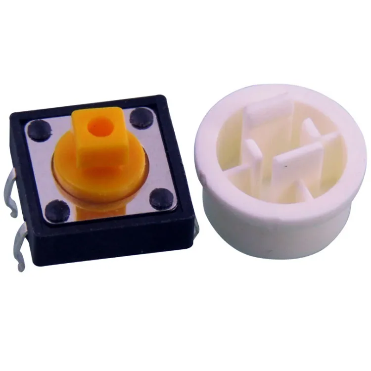12x12mm Tactile Switch  Tact Touch Push Button Switch With Cap