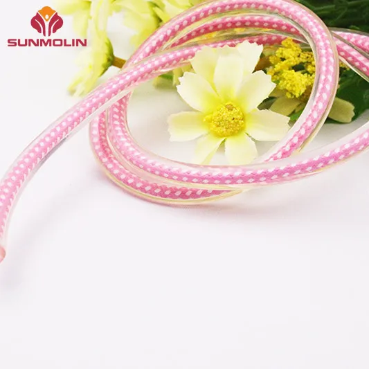 Tpu Color Compounding Ropes Custom Pink TPU Rope Cord Stink-Proof and Waterproof PVC Coated Strong ...