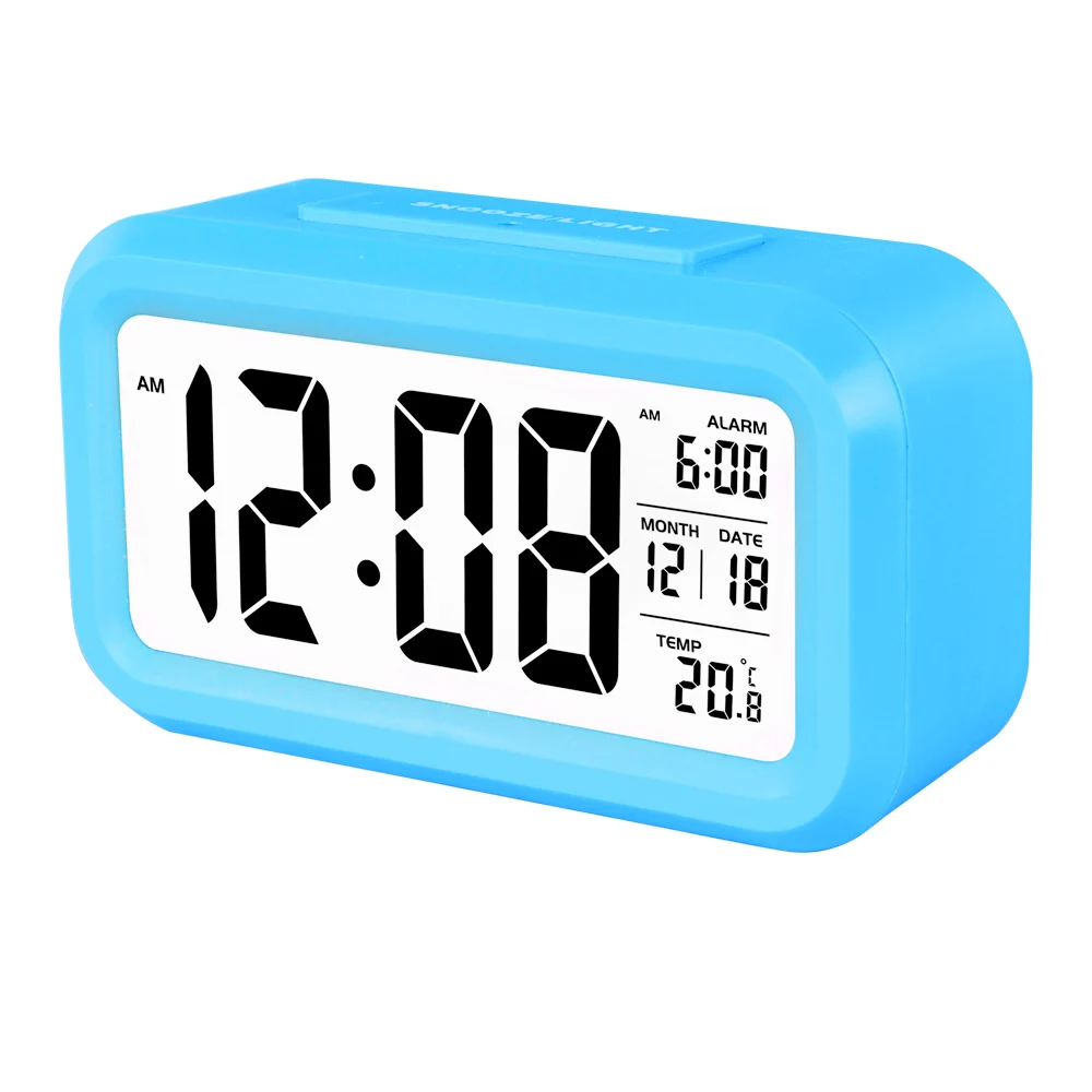 LCD Electronic Calendar Analog Clock Display with Snooze Function