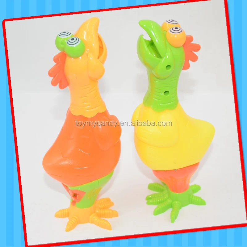 New Products Cheap Candy Toys Plastic Easter Chick Duck Toy with Candy Plastic Easter Toy for Kids