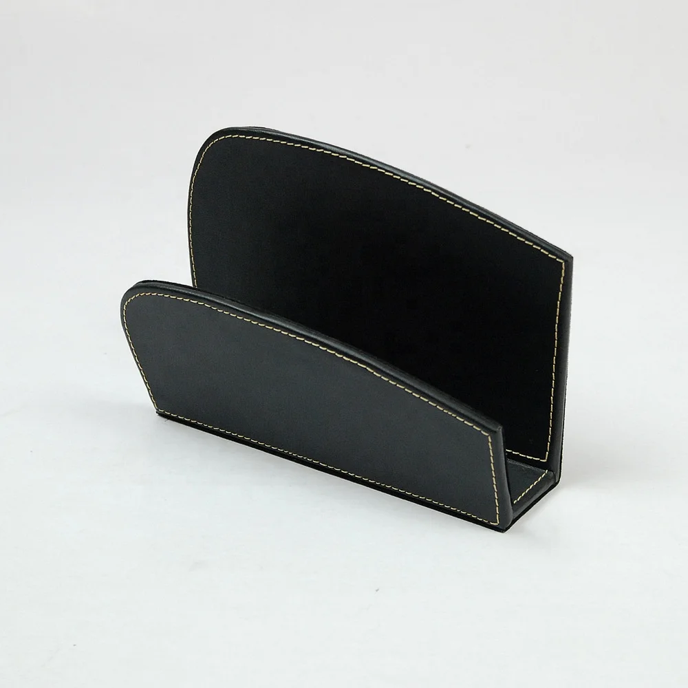 
PU кожаный Настольный Card Pen держатель пенал школьные принадлежности Папка-регистратор коллекции канцелярских принадлежностей организатор 