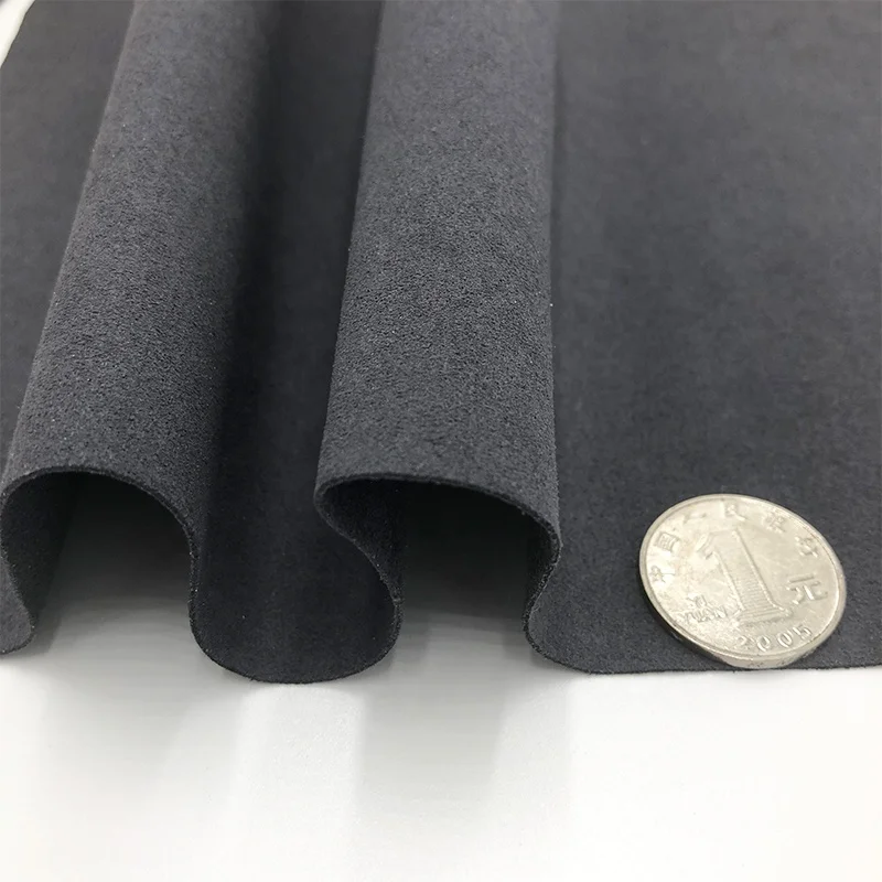 dancing shoes sports products Non-woven Microfiber Limitation Leather Fabrics