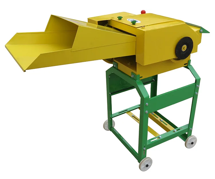 Shredder Slicer Chopping Machine Heli Motor Mesin Chopper Rumput Chaff Cutter With Crusher