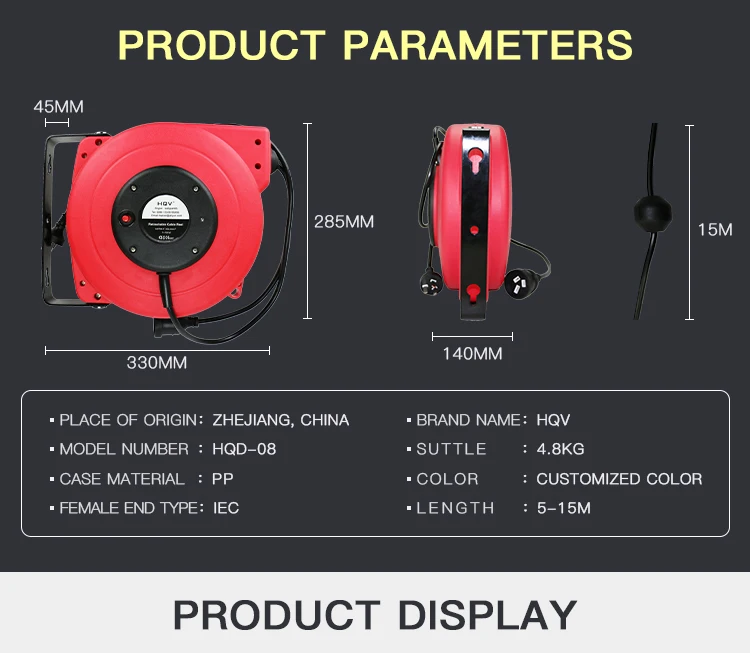Extension Cord Reels Retractable 220v Power Cord Reel Buy 220v Power