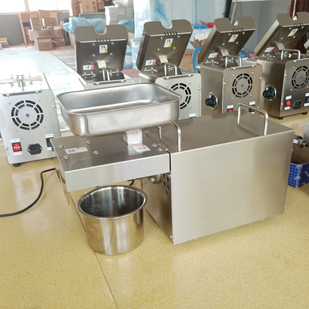 High Oil Output Rate Full Automatic Palm Prickly Pear Sunflower Sesame Seed Oil Extraction Machine