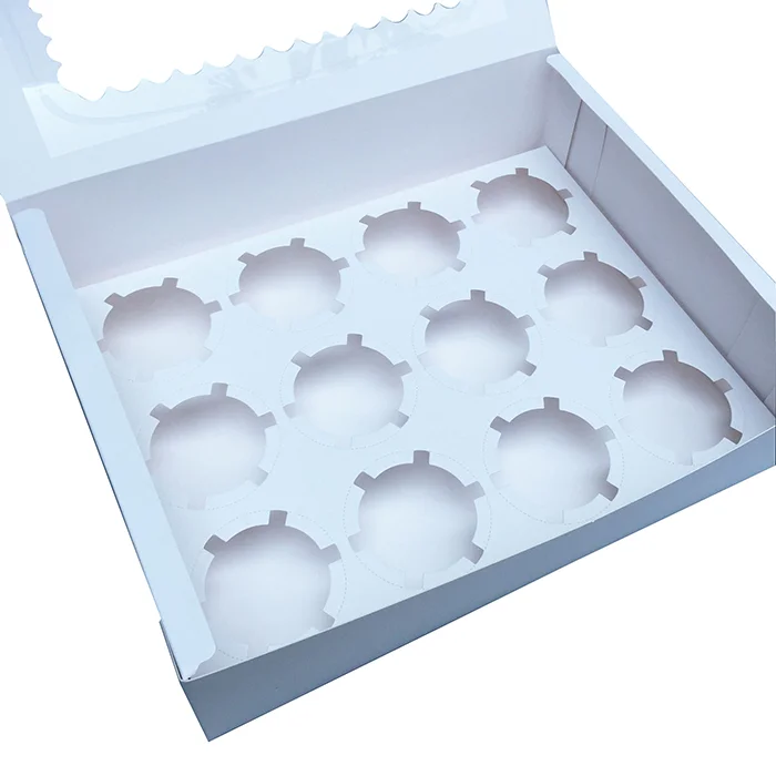 Красивая Кондитерская коробка для кексов на заказ для упаковки тортов