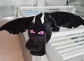 60cm Huge Big minecraft ender dragon plush soft black Minecraft enderdragon PP cotton minecraft dragon Toys