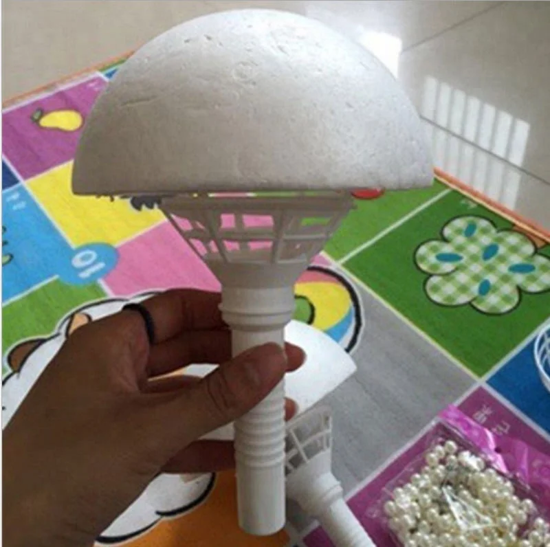 Half Round Solid Polystyrene Styrofoam Foam Balls for Christmas Kids Craft