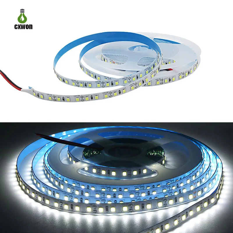 WW 5m 600 LED Strip Strips load balancing warm white and cold SMD5050 2835 W 