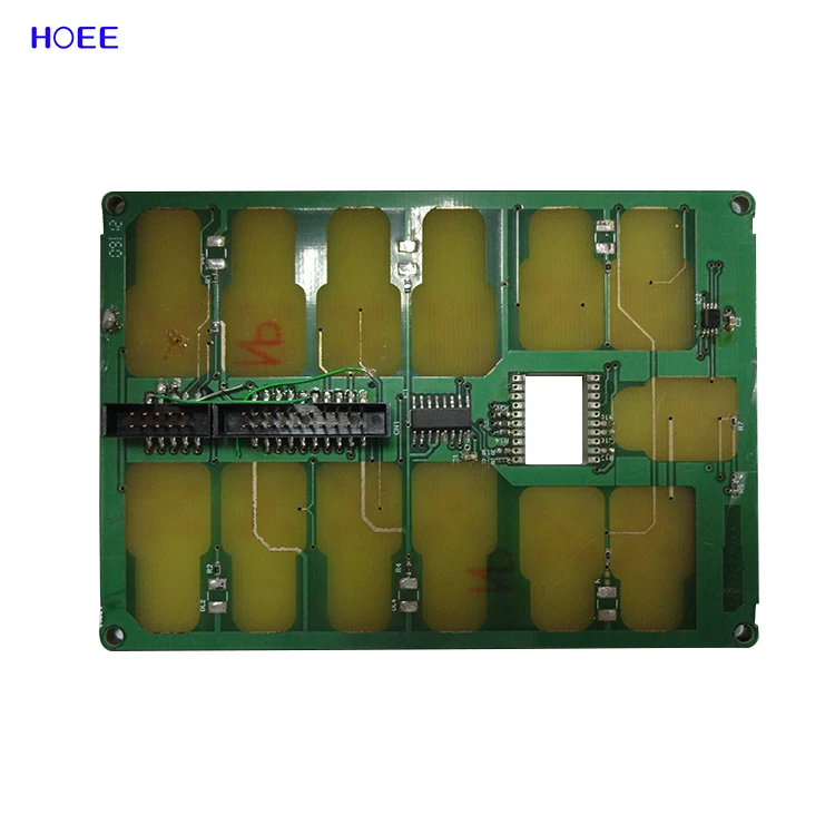 ROHS Cem-1 FR4 Ru LED PCB Board 94V-0 Power Supply Circuit Board 1oz 1.6mm HASL Surface Custom Embossed Good Tactile Feeling 1M