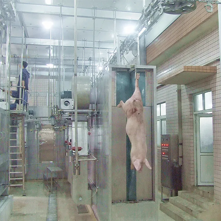 Mechanical Pig Hair Scraper Slaughtering Dehair Machine