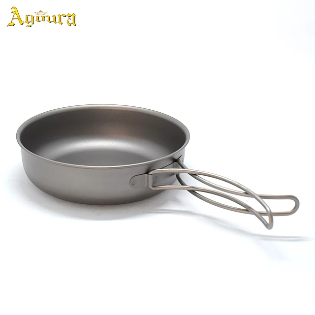 20cm High Quality Healthy Non-Stick Pure Titanium Cooking Fry Pan - China  Titanium Pan and Pure Titanium Pan price