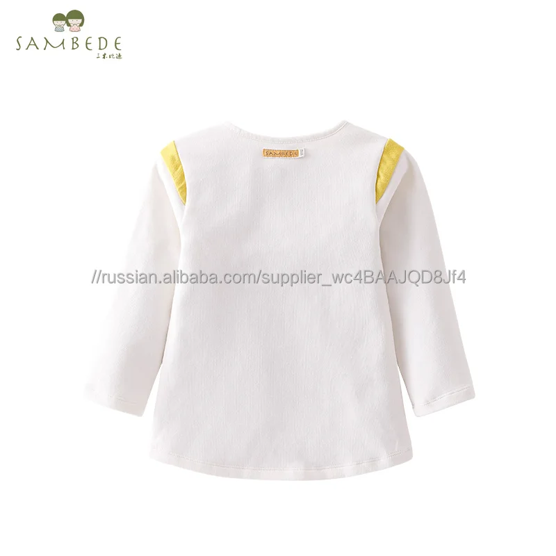 
 Sambede От 1 до 5 лет; детская одежда с длинным рукавом рубашки высокого качества из мягкого хлопка frabic для WinterSM7D30647  