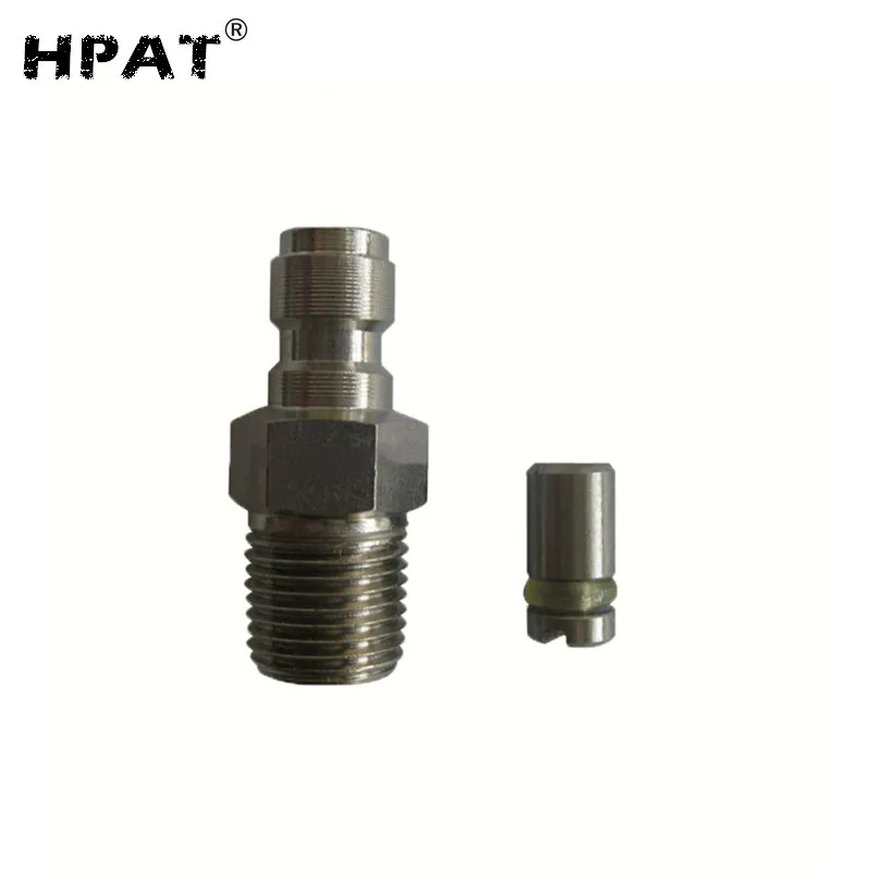 Stainless Steel Paintball One Way Valve CO2 Foster HPA/N2 Fill Nipple 1/8'' 