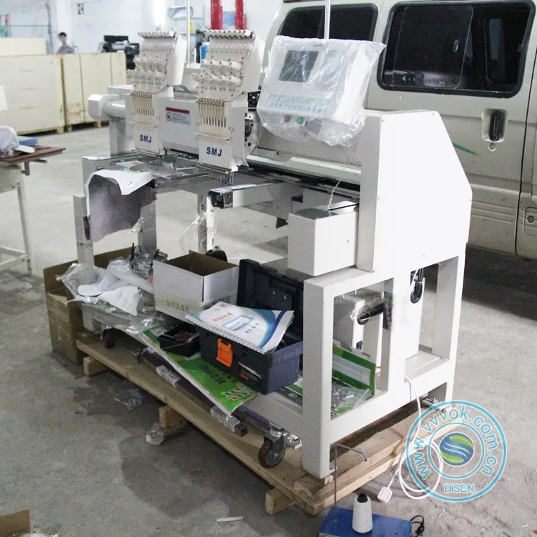 Made in China Industrial Sewing Machine 2 Head Embroidery Machine