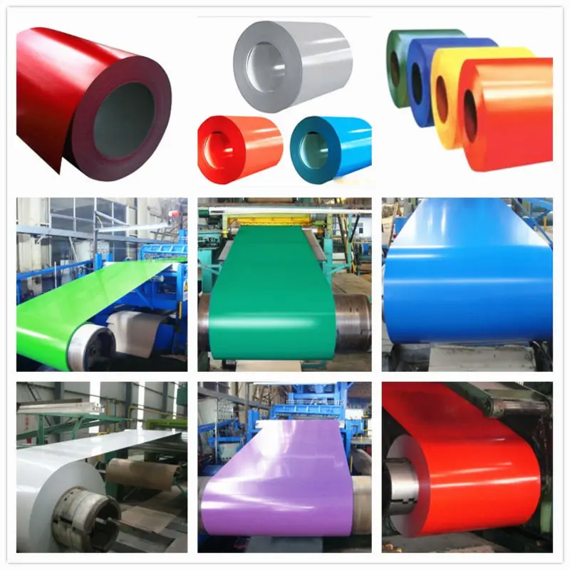 PPGI Coils Color Coated Steel Coil Prepainted Galvanized Steel Coil Z275/Metal Roofing Sheets Building Materials factory