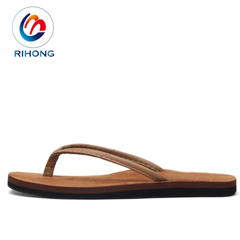 Latest Design Custom Cheap Plain Brown Color Comfortable Eva Rubber Ladies slippers Bangkok