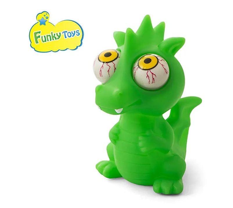 Drôle Herbe Ver Pincement Jouet Nouveauté Eye Popping Squeeze Green  Bouncing 3D Fidget Toys