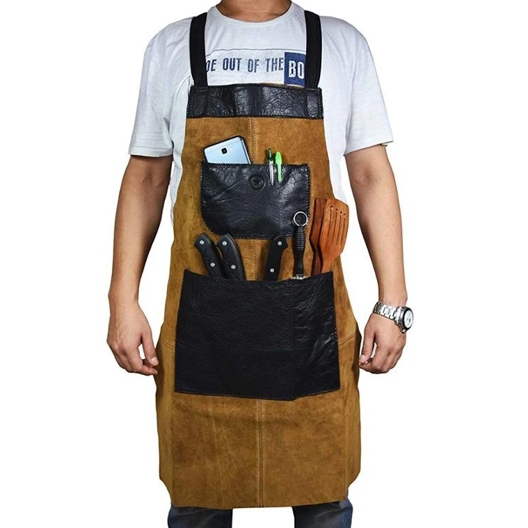 アーロンレザーワンサイズはすべてのレザーユーティリティエプロンに適合 調整可能なクロスバックストラップ ツールポケット付き多目的ショップエプロン M Buy 革調理エプロン キャンバスレザーエプロン 調節可能なネクタイエプロン Product On Alibaba Com