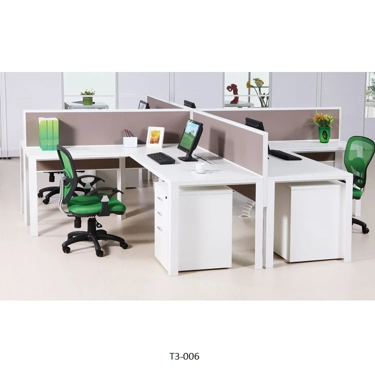 Modern Office Wooden Cubicle Modular Furniture Standard 4 Seat Cabin  Executive Workstation Staff Computer Working Desk Table - Buy 4 Seat  Workstation,Office Desk Modern,Office Furniture Desk Product on 