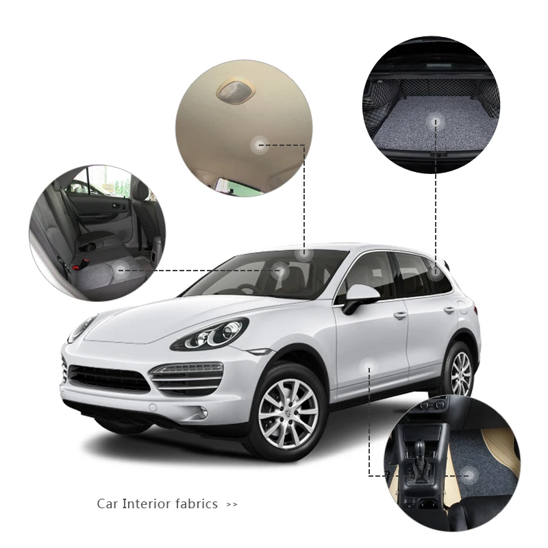 Car Carpet Material Use Non Woven Thermoforming Felt for Car Upholstery Fabric Camouflage