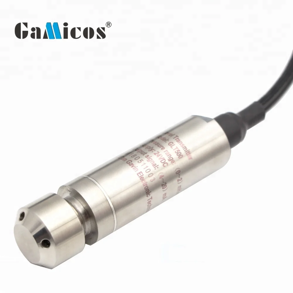 GLT500 Submersible Water Level Sensor for Sewage Treatment Borewell Level Sensor