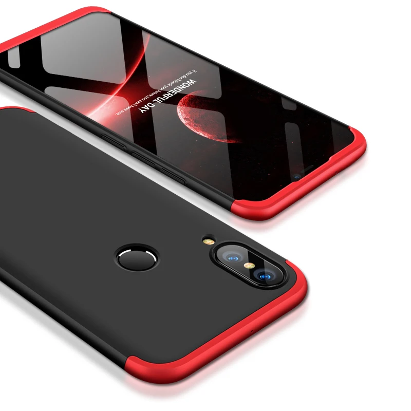 GKK Чехол для мобильного телефона сумка для Huawei P20 P30 P40 Lite Pro полная защита Жесткий ПК 3 в 1 чехол для Nova 3E 4E