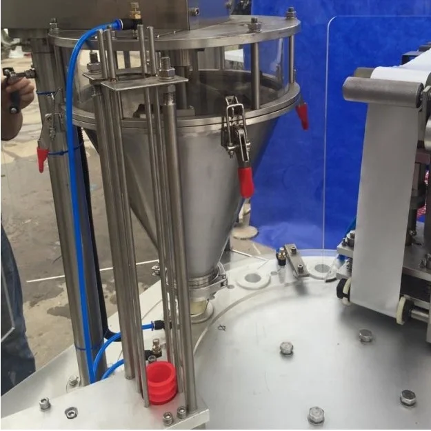 
Rotary automatic coffee packing machine with empty capsules 