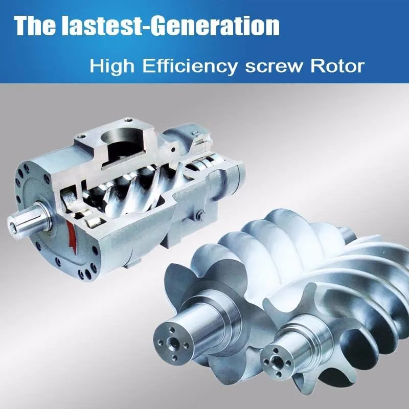 Economical Working Costs Low Noise 8 bar Rotary Screw Industrial air Compressors