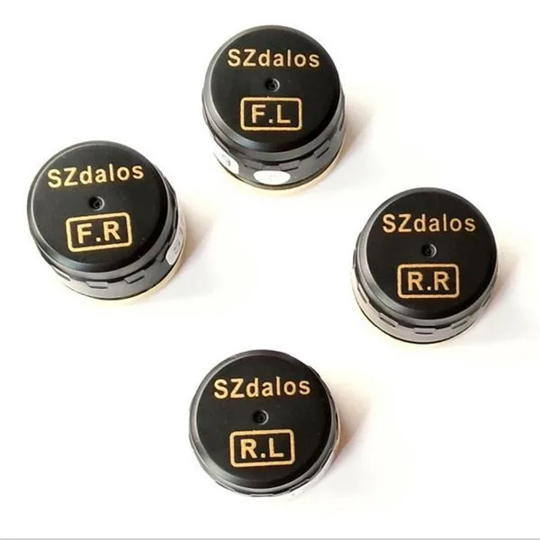 Цифровой номер warninglcd автомобиля прикуривателя tpms контроля давления в шинах с внешний датчик