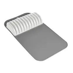 Пластиковый серый кухонный ящик ZNF00080 органайзер для ножей коврик вмещает до 11 в ящике держатель с мягким