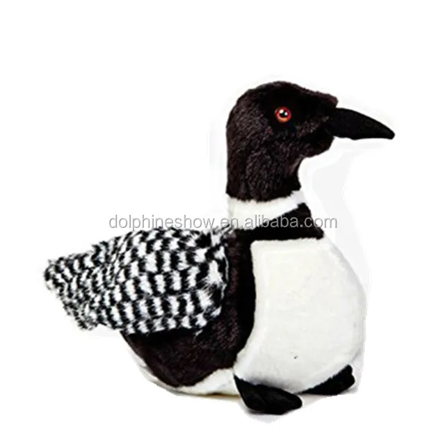 Customize Soft Plush Toy Common Loon Stuffed Animal With Sound