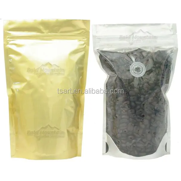 clear coffee bags