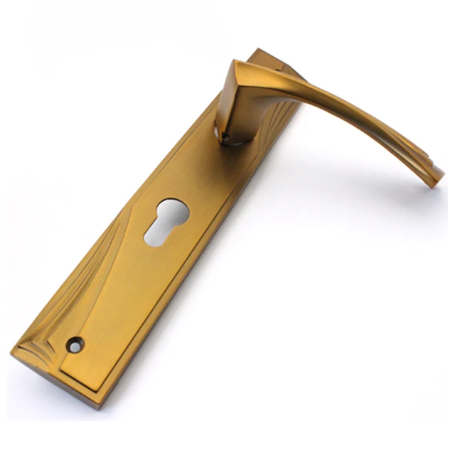 Factory Price Door Handle on Plate CF Morocco Market WenZhou Hardware