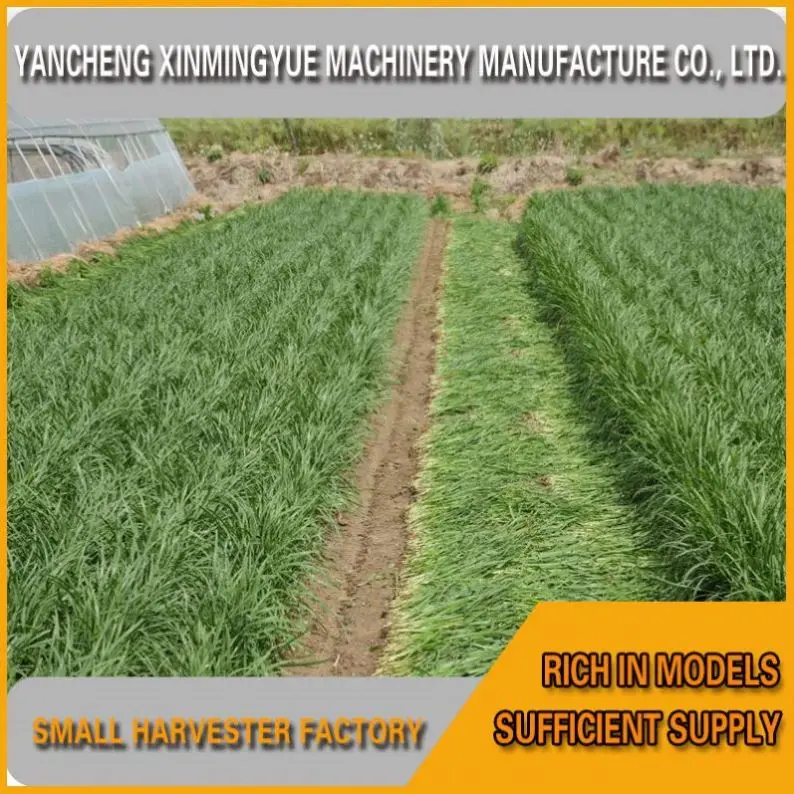Okra Chinese Chives Harvester Green Leek Reaper Machine
