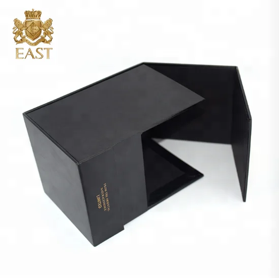 Eastbox LOGO Customized Arabic Dubai Magnetic Flip Luxury Paper Hardcover Packaging Perfume Box