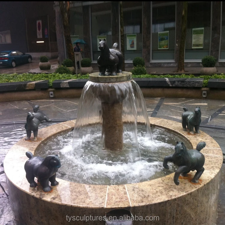 屋外の庭の装飾ウサギと魚噴水ブロンズ動物彫刻噴水| Alibaba.com