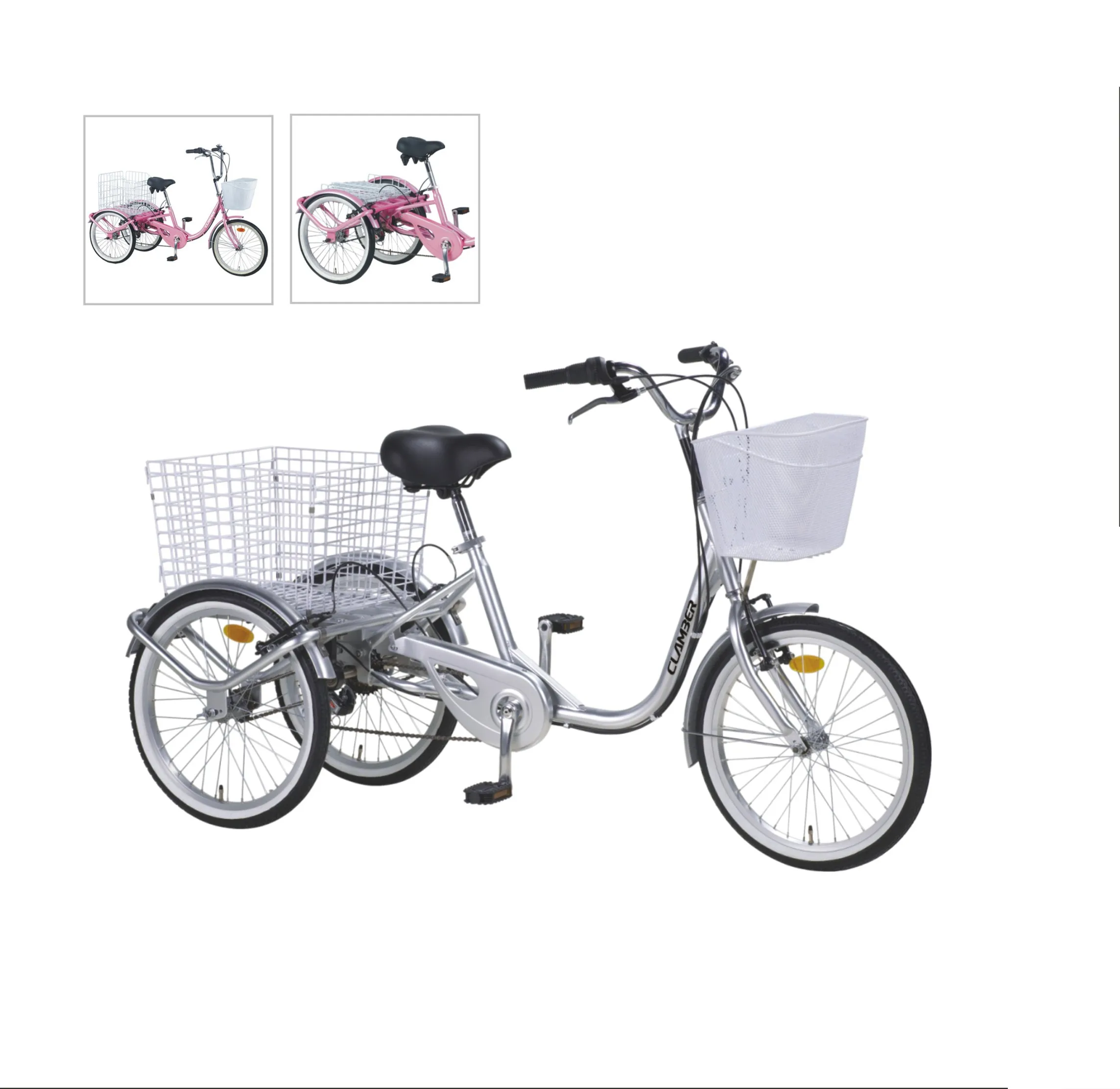 tricycle rear basket