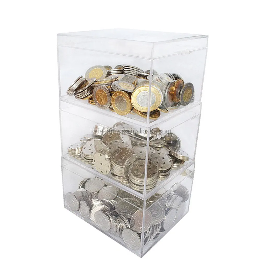 Game Machine Token Game Coin Coin Doll Machine Stainless Steel Coin  Claw Machine Toy Claw Crane Kiddie Ride Parts