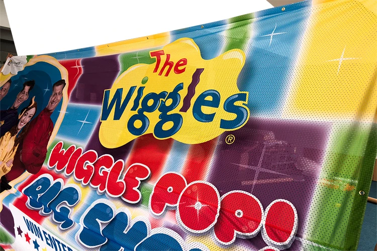 Grand Large Format Custom Mesh Advertising Fence Banner Factory Price Promotional Flags & Banners