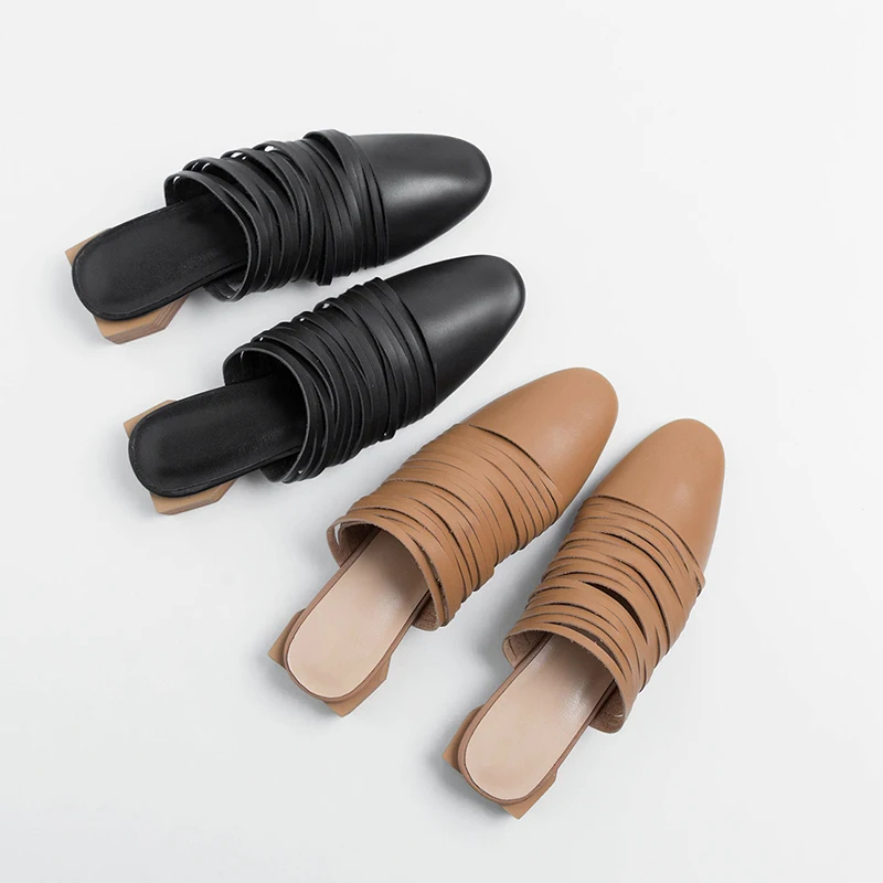 
 WETKISS/поставка фабрики оптовая продажа; Женская обувь; Женские туфли-лодочки модельные туфли без шнуровки на низком каблуке с заостренным носком кожаные босоножки с открытой пяткой; Модные женские босоножки с открытой пяткой; Цвет:  