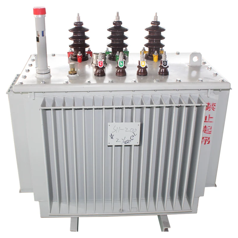 S11 Three-Phase Oil Immersed PowerTransformer 850 KVA 20/0.4KV Multiple Output Voltages (10KV 35KV 6KV) 50Hz 60Hz Frequencies