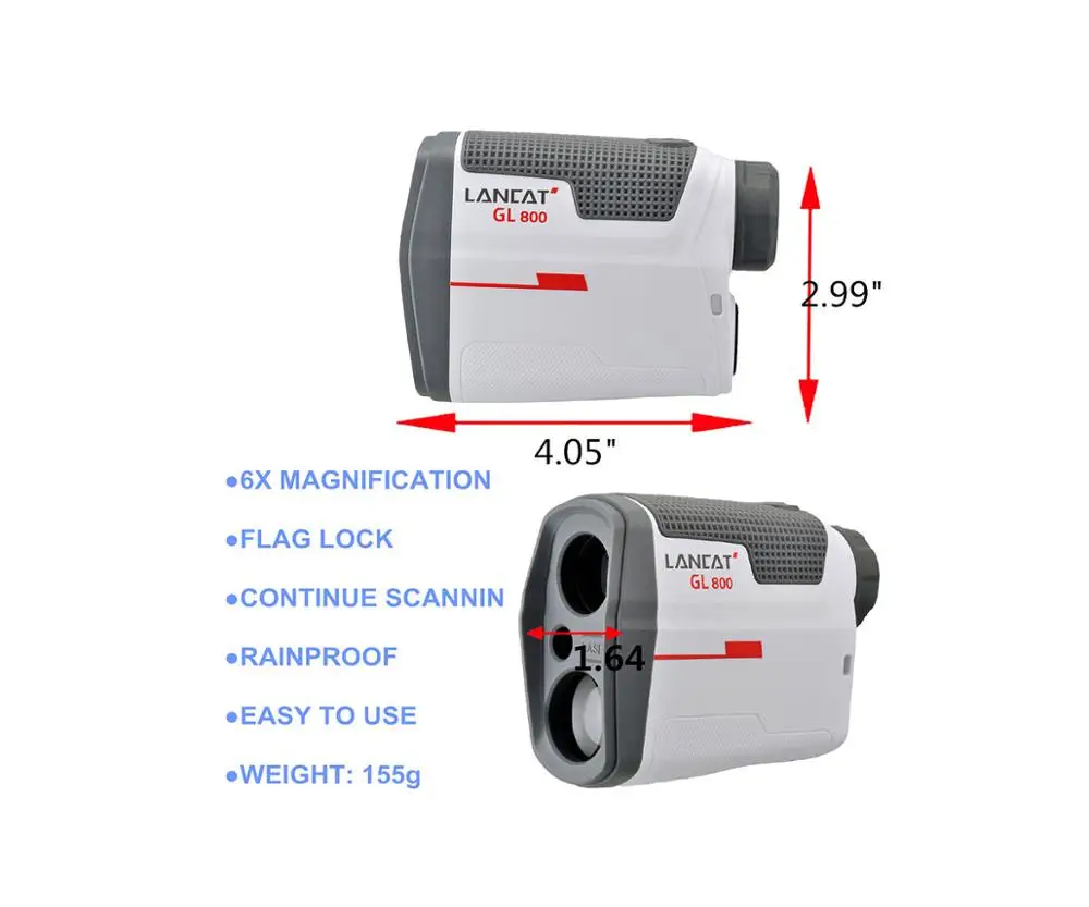 防水800Mフラッグロッキングゴルフレンジファインダーレーザー距離測定