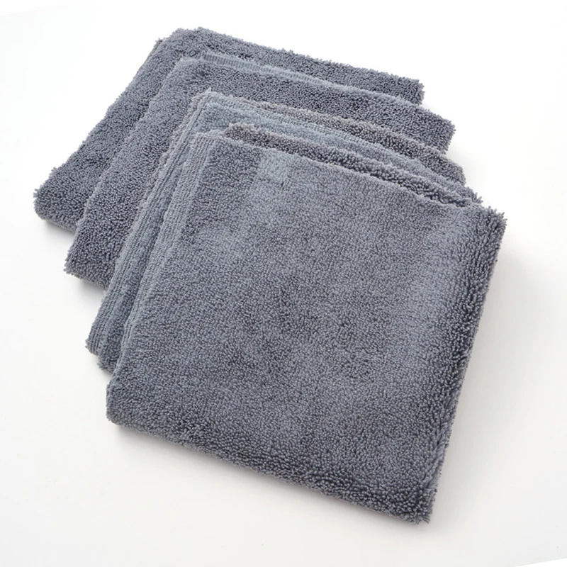 OptiPlus 16 x 16 Microfiber Terry Towels Treated with Silvadur 930  Antimicrobial - Grey