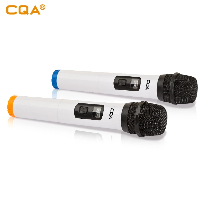 2019 CQA Dual Double Universal Wireless Microphone Mic in Stock Professional VHF Micro Karaoke Micro Co Day