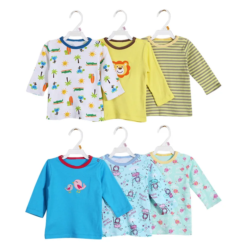 Оптовая продажа, футболка с длинным рукавом для маленьких мальчиков/детская одежда M6031504